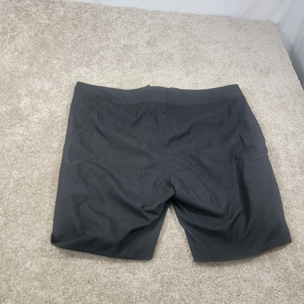 Wave Zone Swim Trunks Board Shorts Black Lace‎ Up Closure Size 40